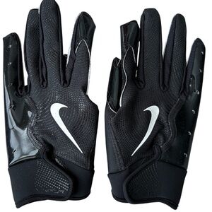 Nike Vapor Jet 8.0 Football Gloves Youth Medium Black/White